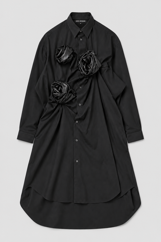 Glove Rose Dress Black