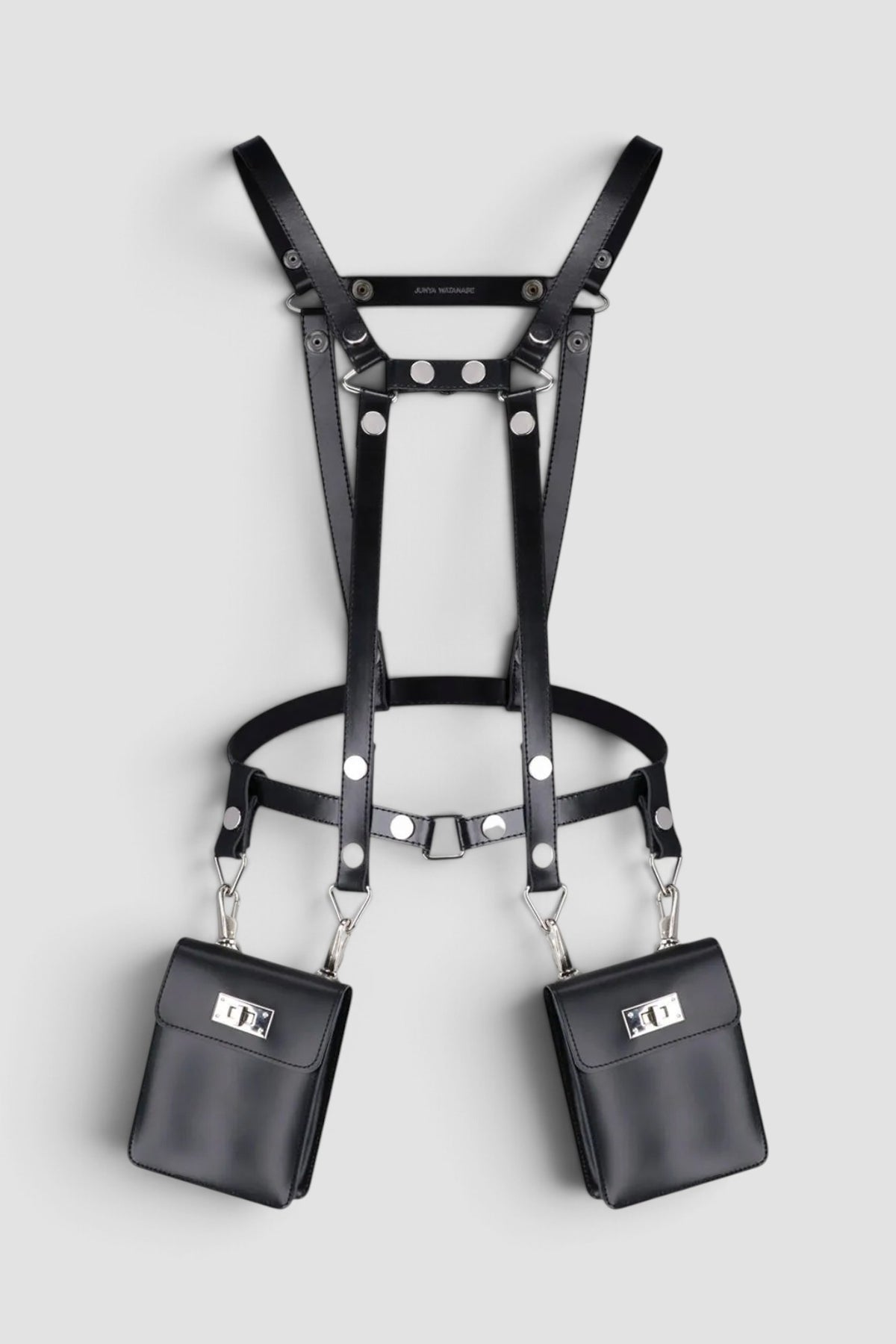 Harness Style Dual Pouch Shoulder Bag