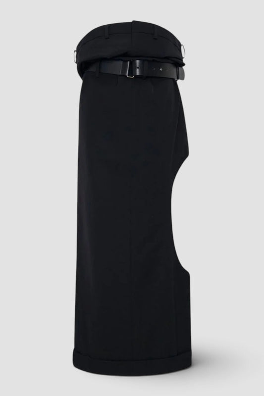 Sculptural Draped Skirt