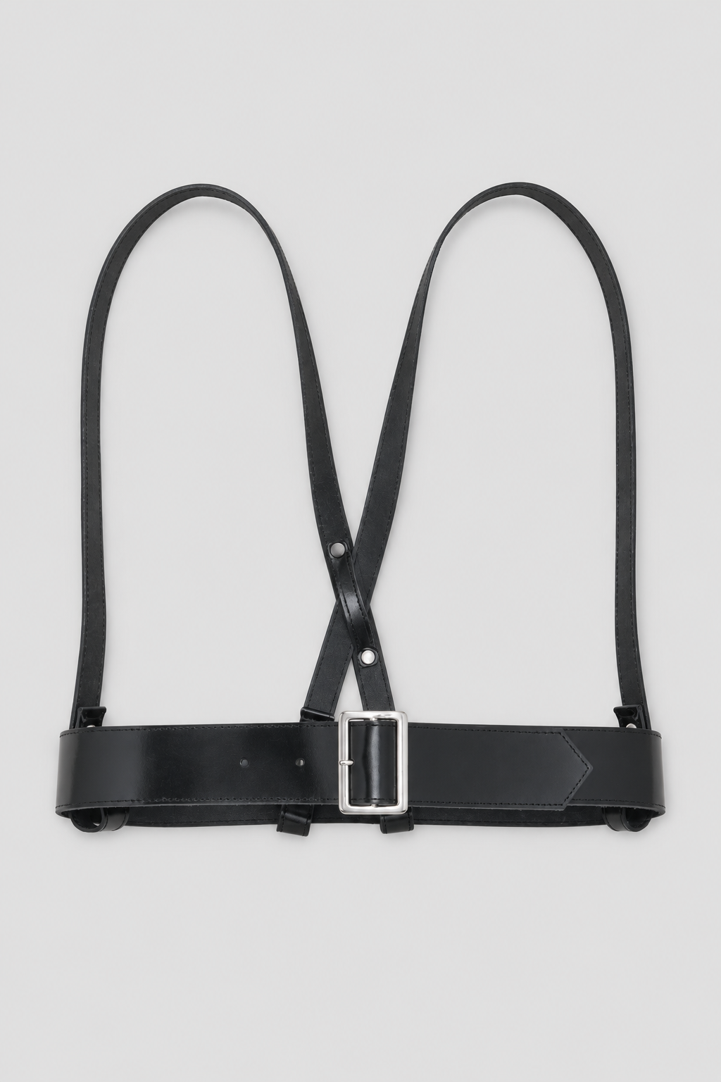 Back Cross Leather Harness