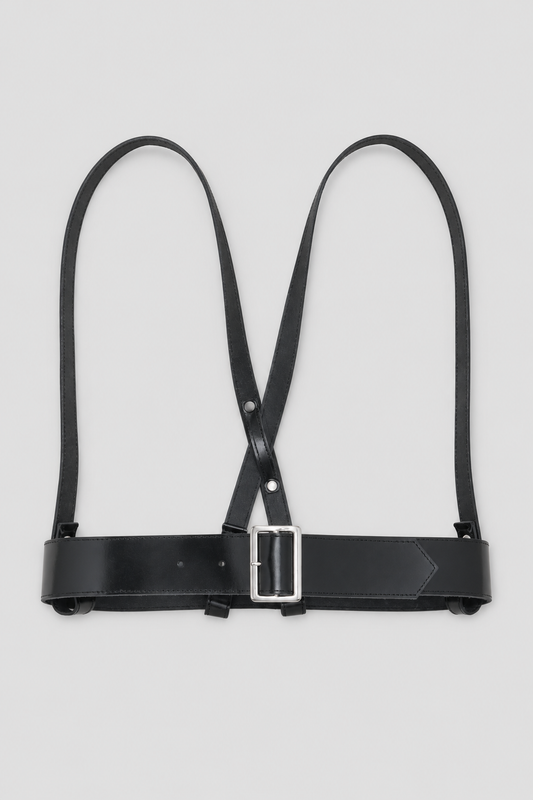 Back Cross Leather Harness