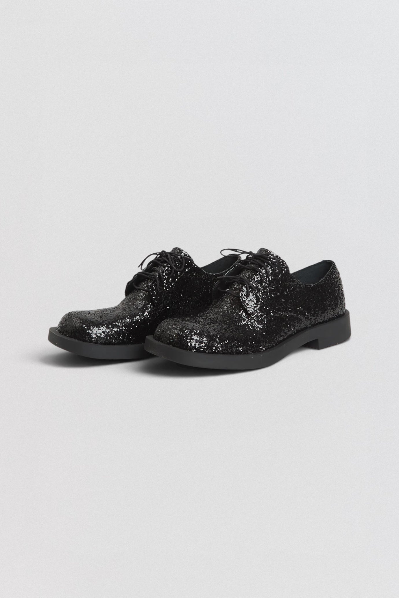 Junya Watanabe x CamperLab MIL 1978 Derby black glitter shoes