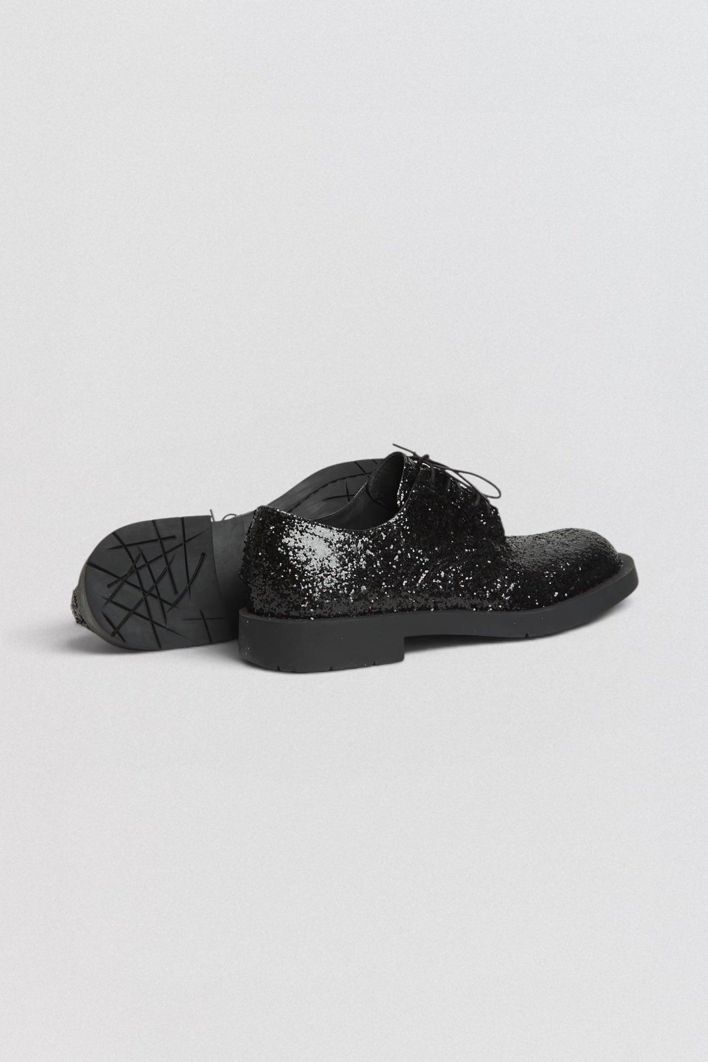 Junya Watanabe x CamperLab MIL 1978 Derby black glitter shoes