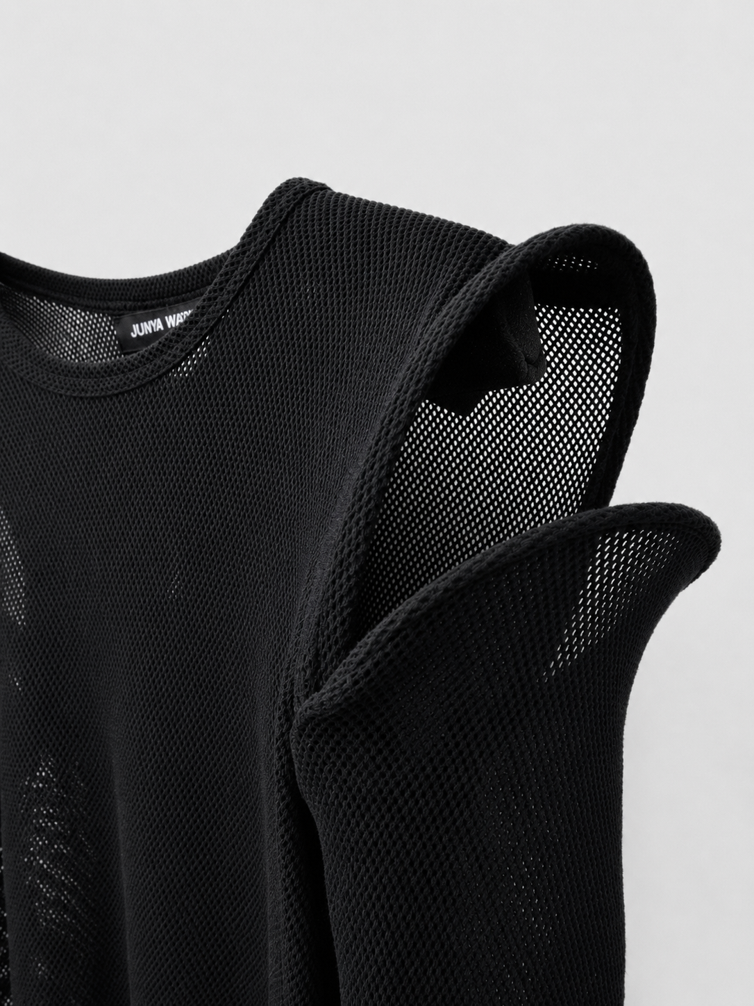 Mesh Hole Shoulder Top