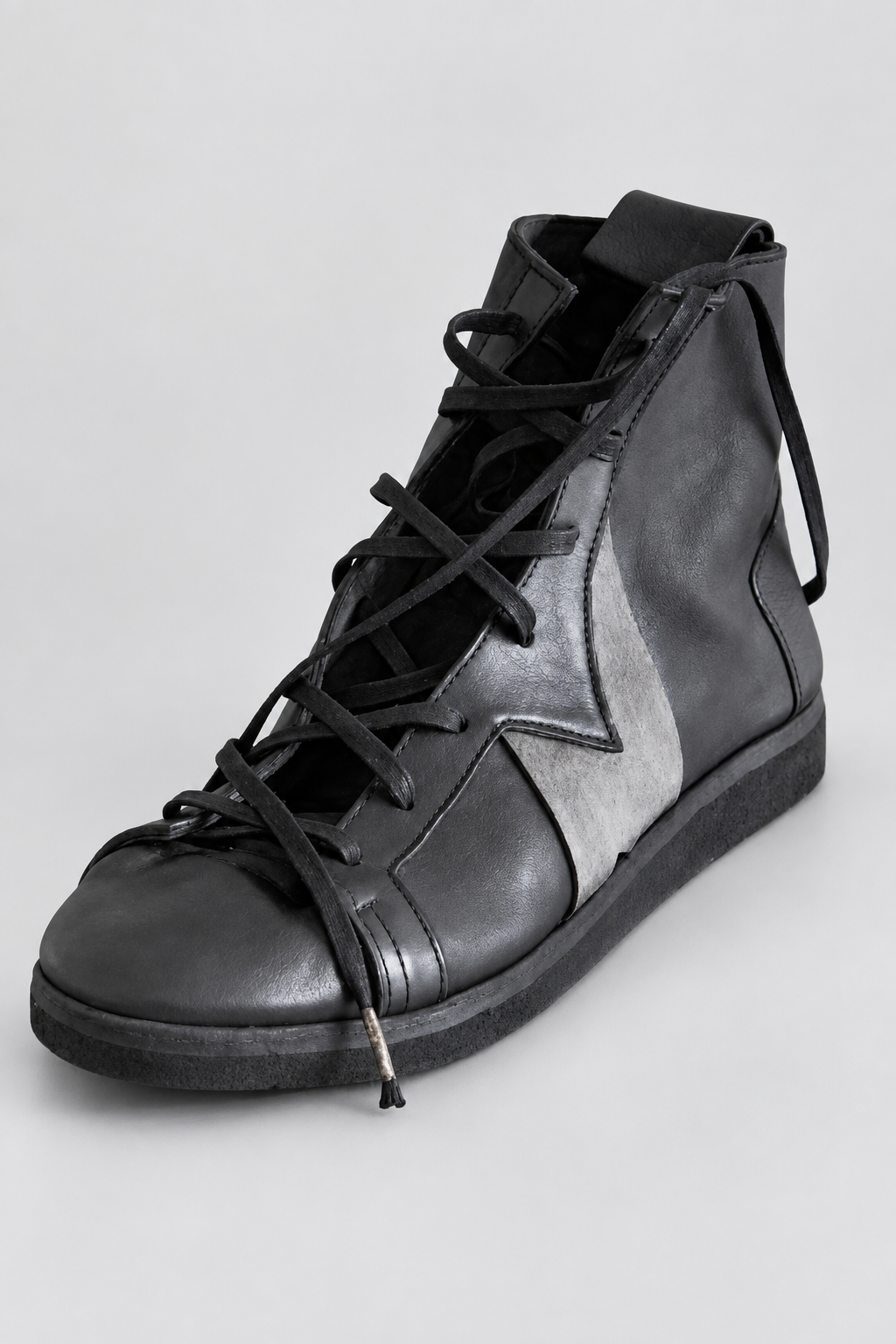 Lace-Up Platform Boots