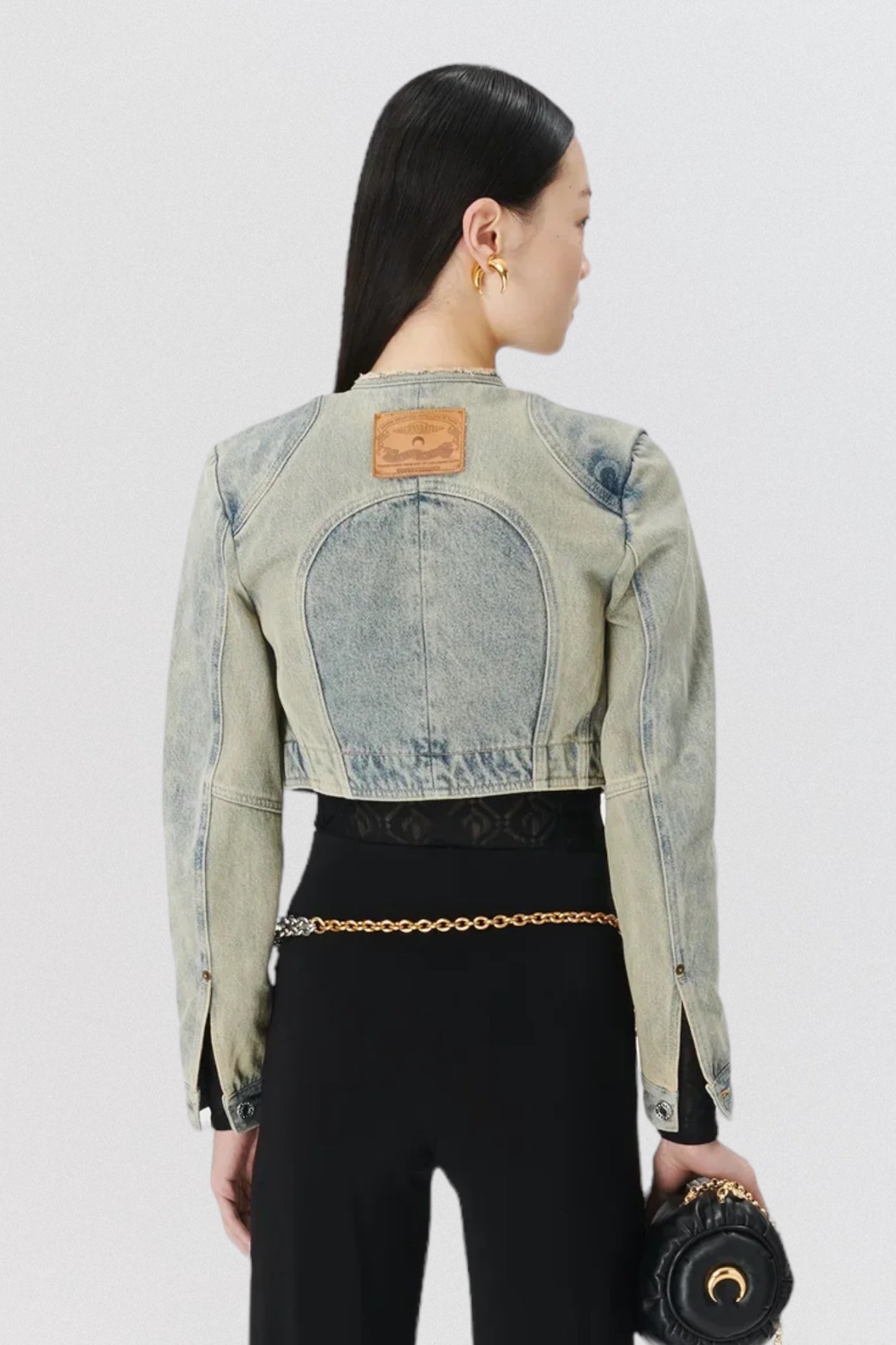 Denim Cropped Jacket