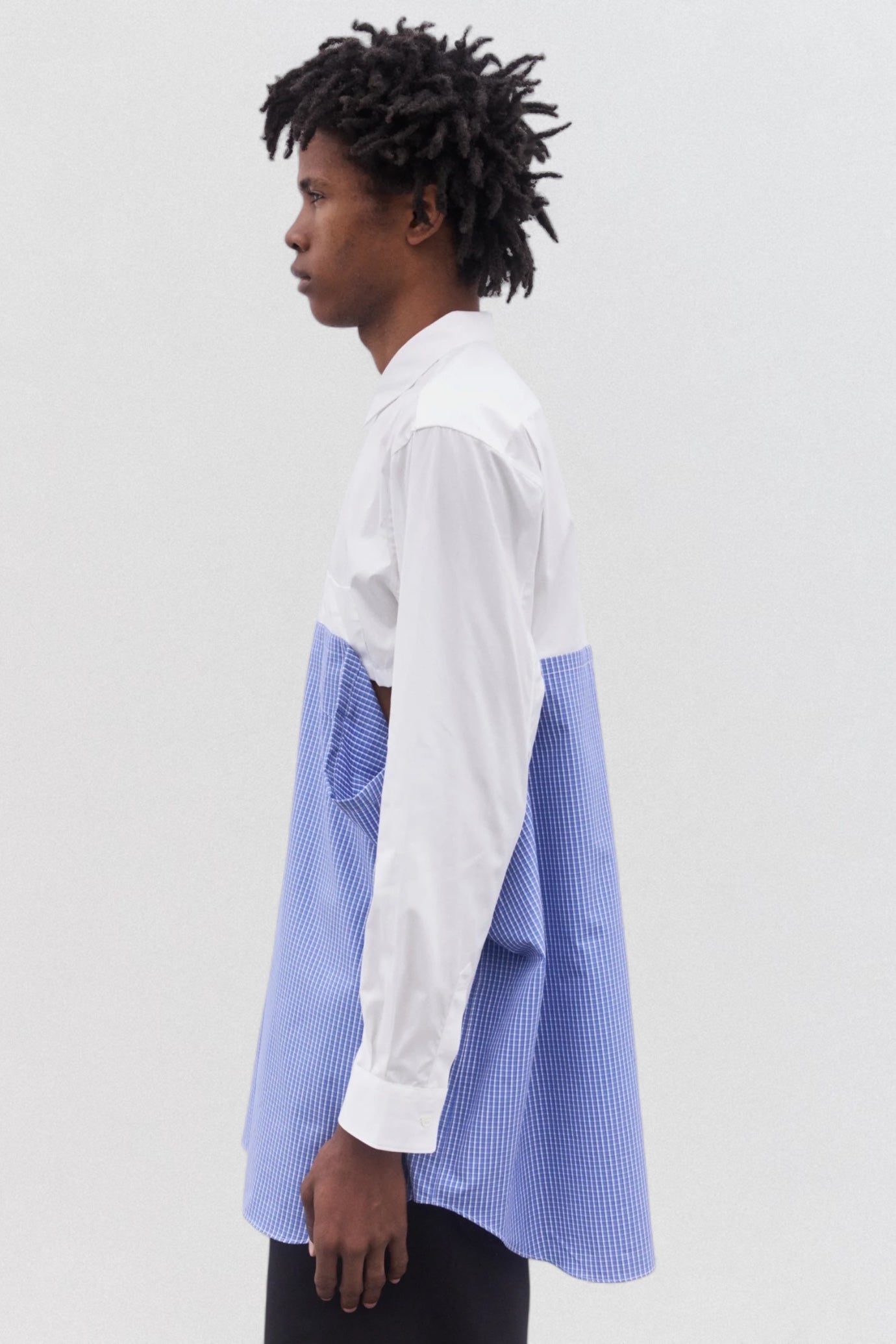 Gingham Panel Shirt