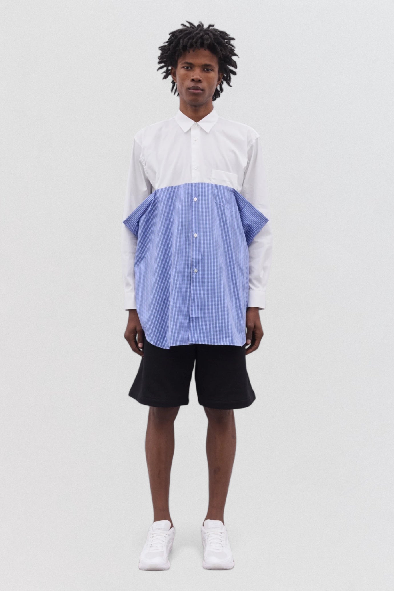 Gingham Panel Shirt