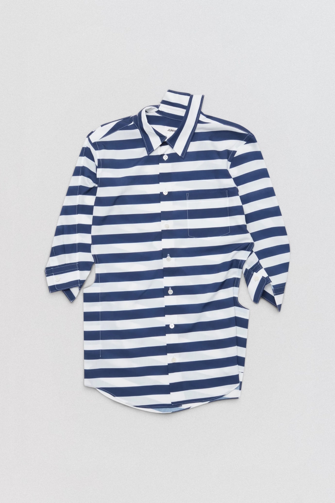 Asymmetric Striped Shirt