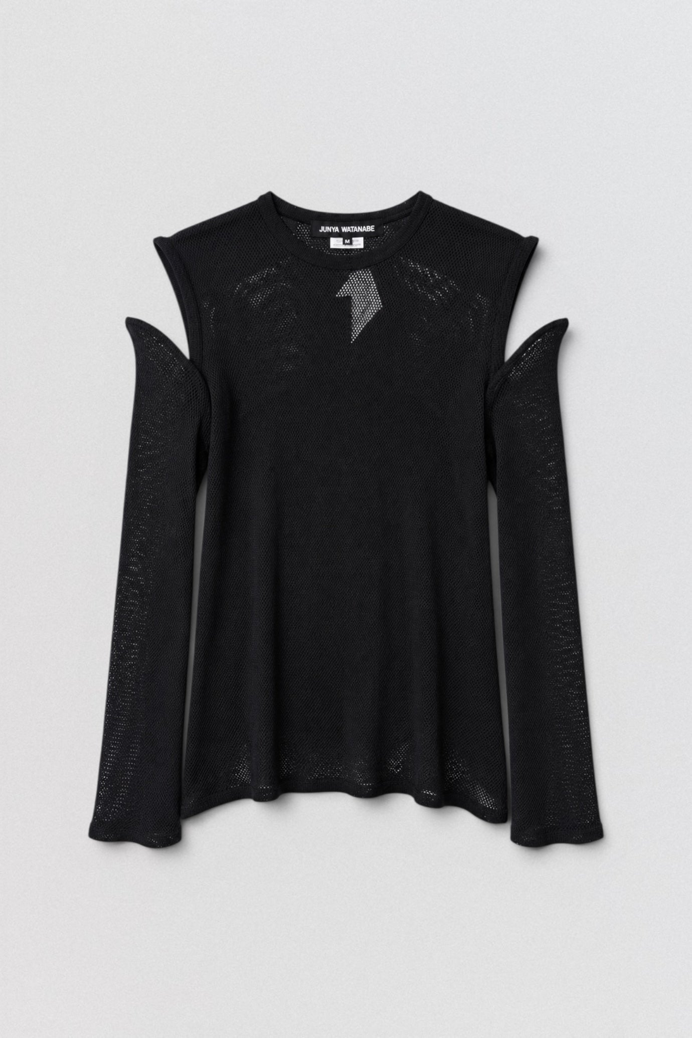 Mesh Hole Shoulder Top