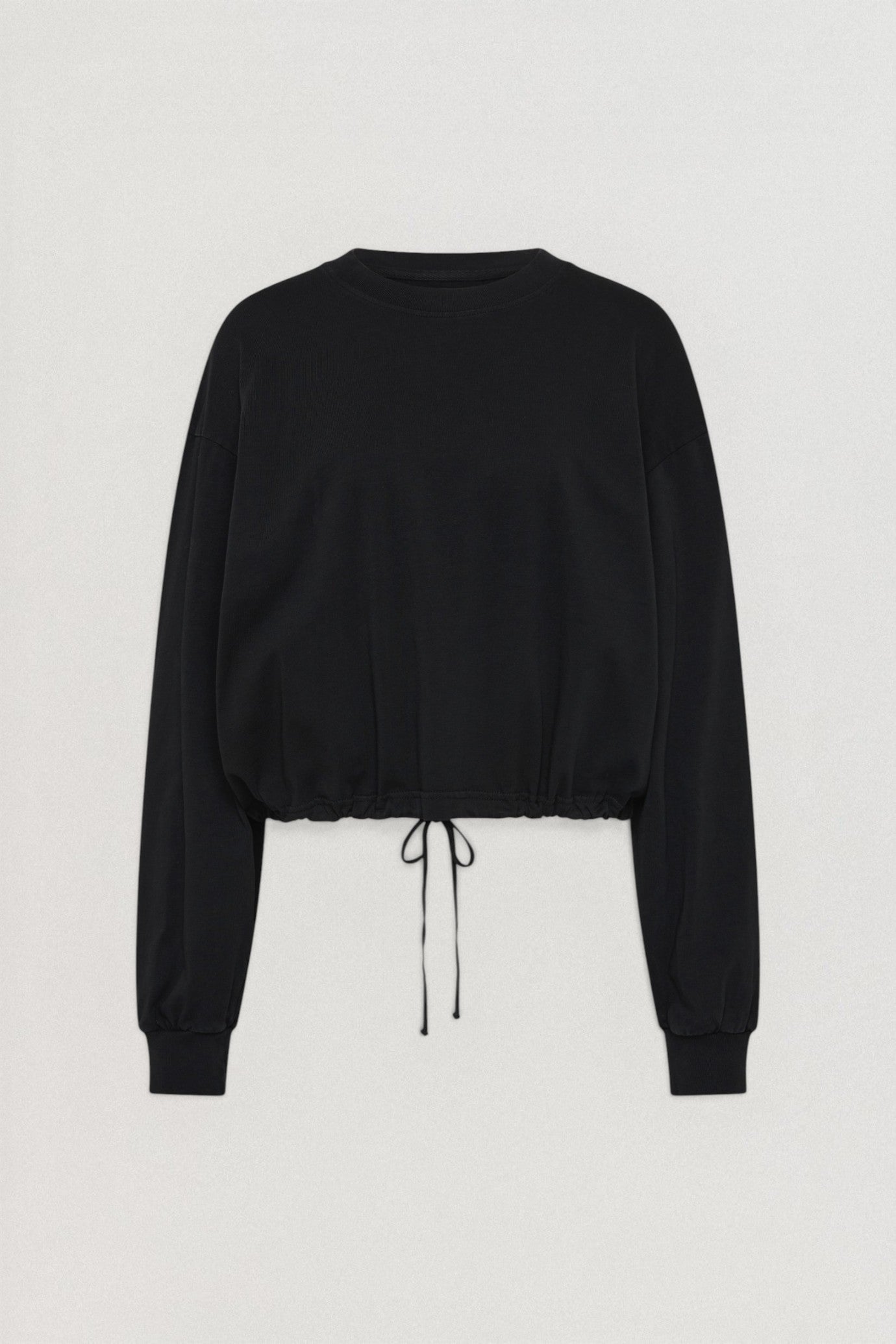Drawstring Long Sleeve Top