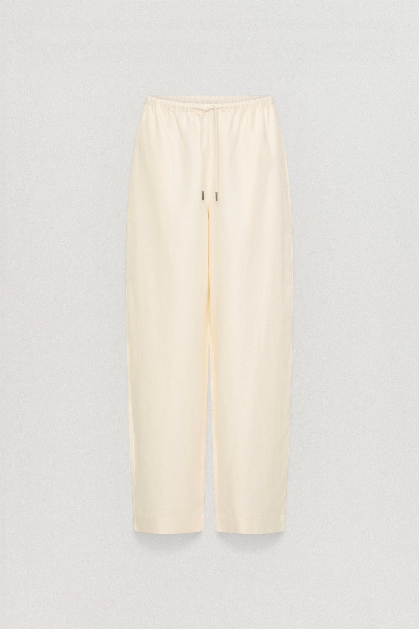 Fine Drawstring Relaxed Pants