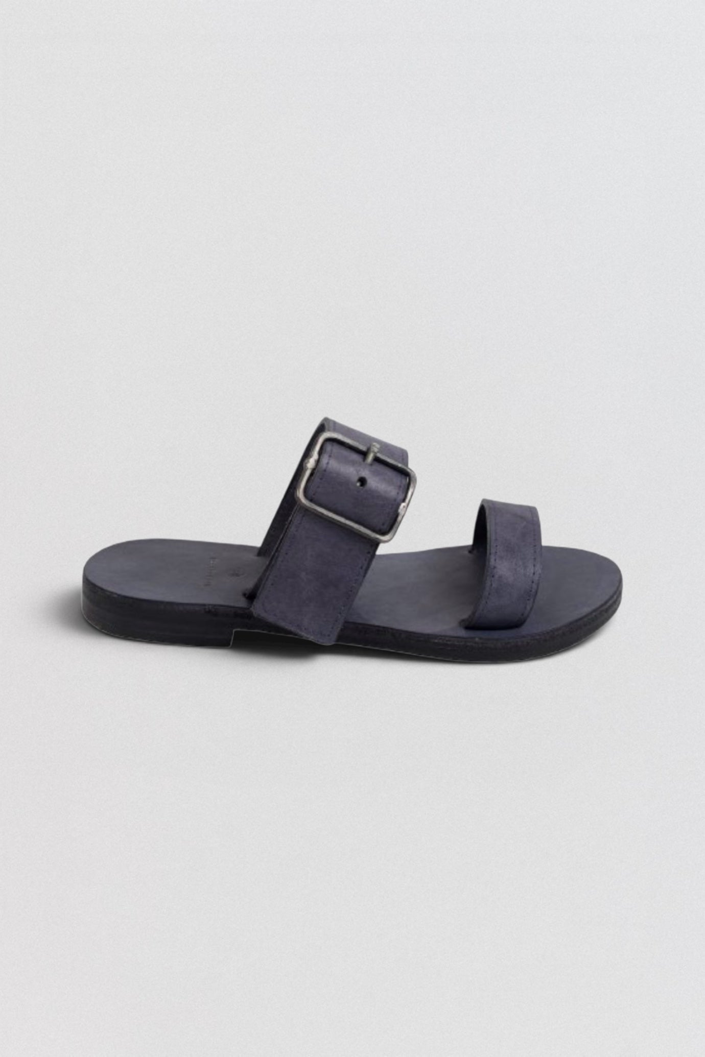 Tagliovivo Buckle Sandals Juniper vegetable-tanned leather handmade Italy