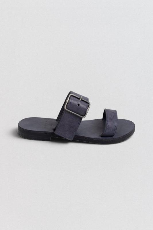 Tagliovivo Buckle Sandals Juniper vegetable-tanned leather handmade Italy