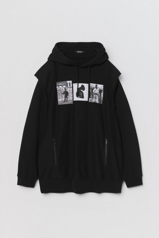 Layered Graphic Hoodie