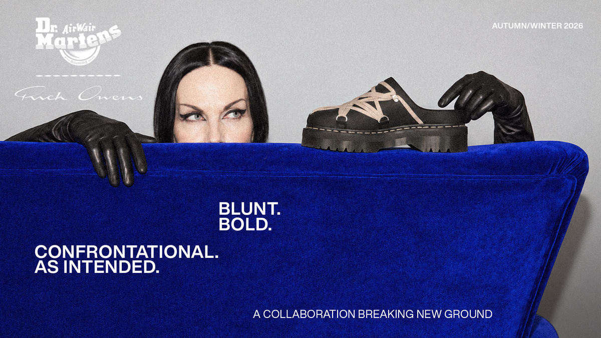 Explore the Rick Owens x Dr. Martens collection