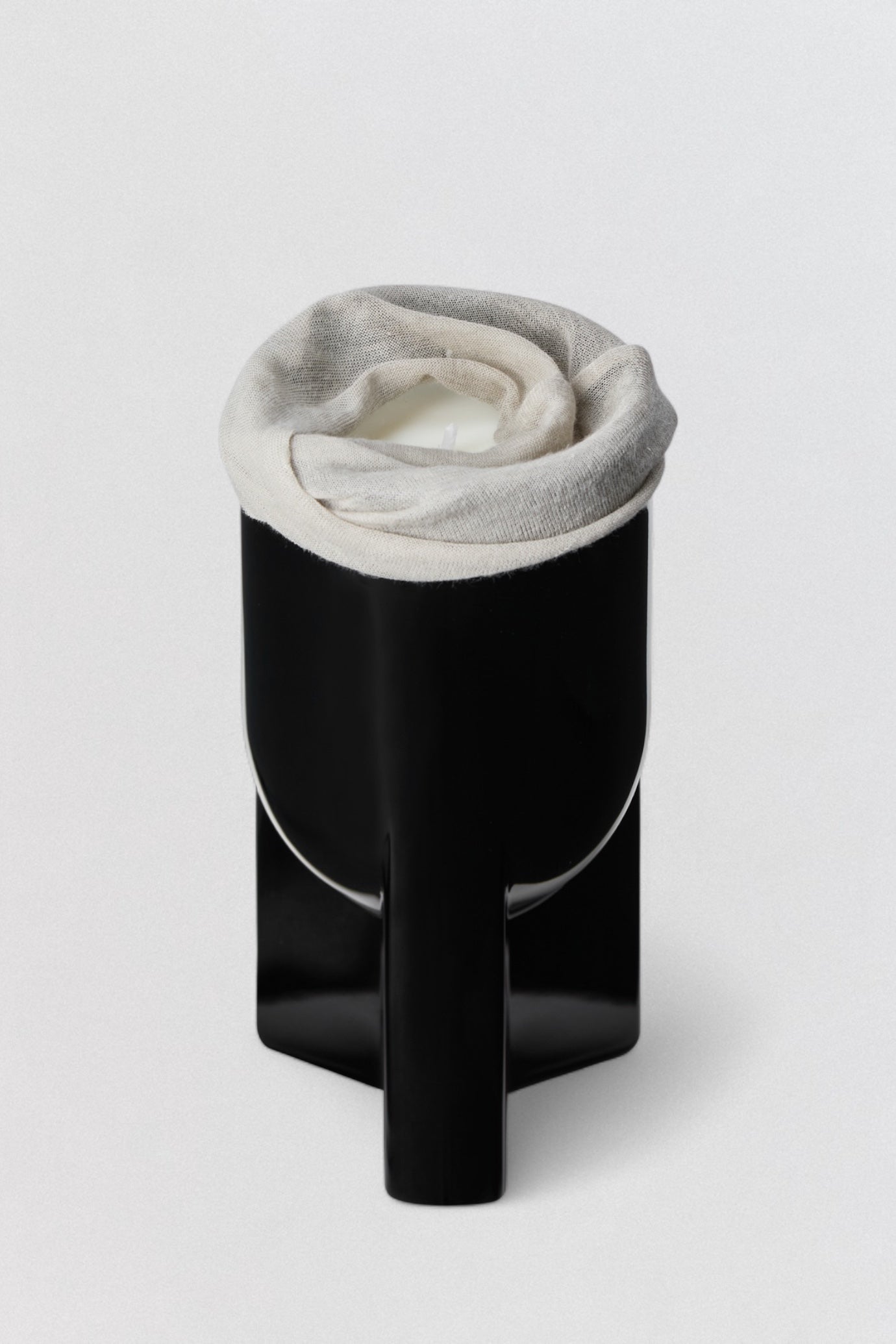 Rick Owens L'Apparition Scented Candle in black vessel with minimalist logo detail
