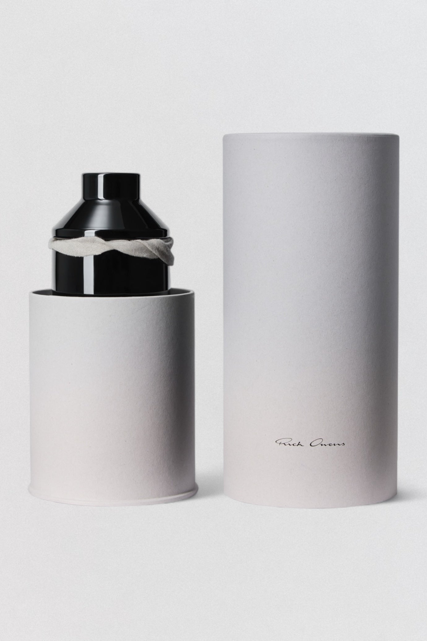 Rick Owens L'Apparition Scented Candle in black vessel with minimalist logo detail