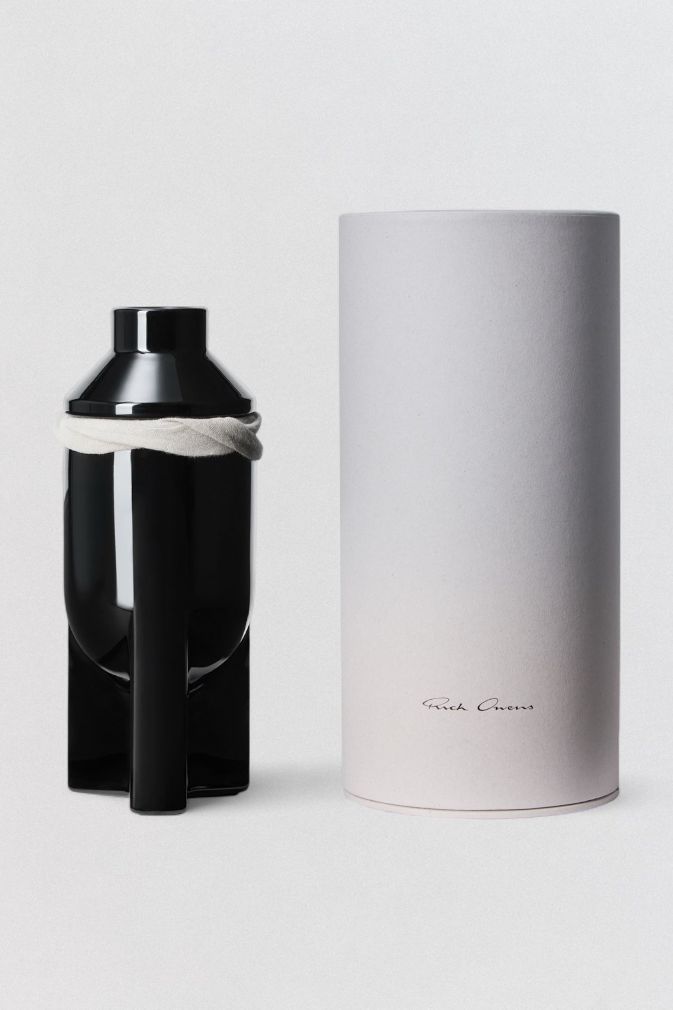 Rick Owens L'Apparition Scented Candle in black vessel with minimalist logo detail