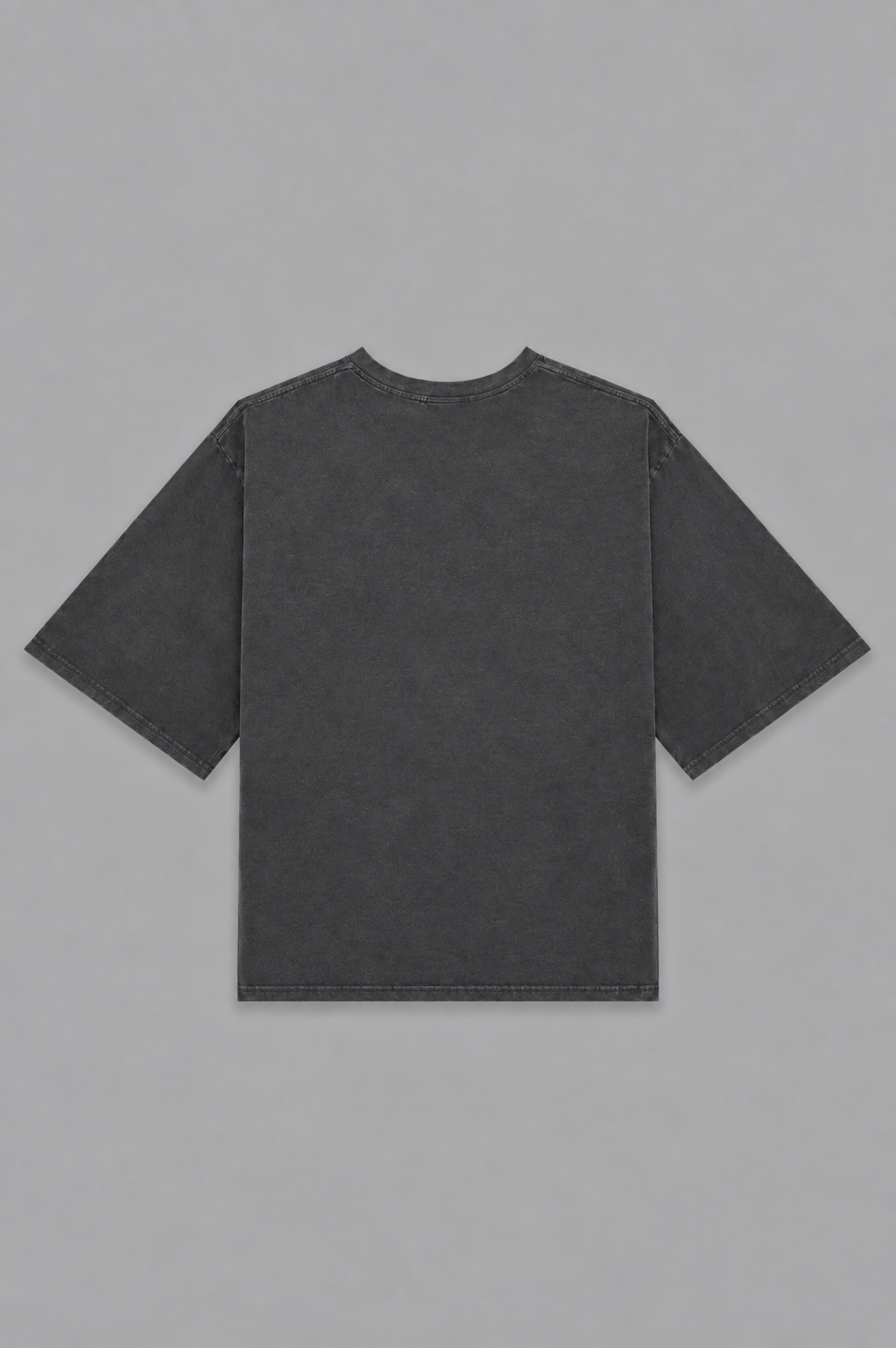 Shop the DESU Square T Shirt in Grey at LABOUTIK Bali. A unisex oversized cotton t shirt with boxy square fit, ribbed neckline, and hardware detail on the chest.