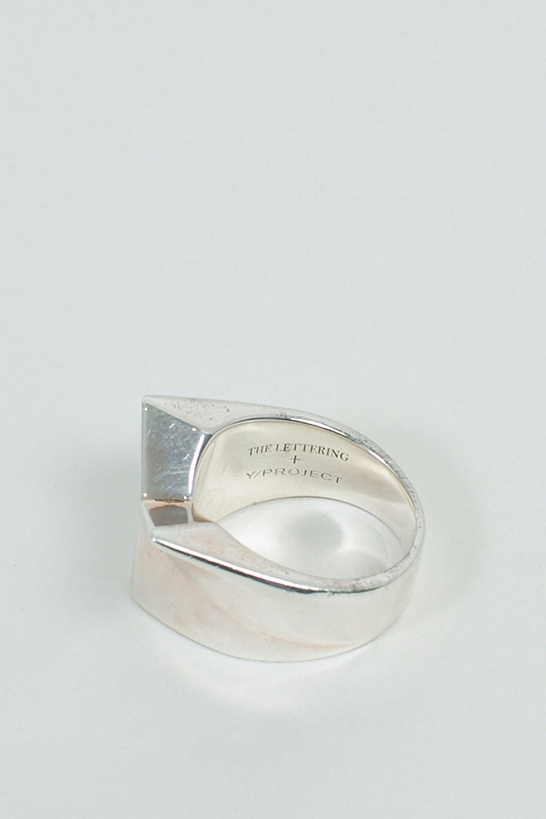 Y Silver Ring