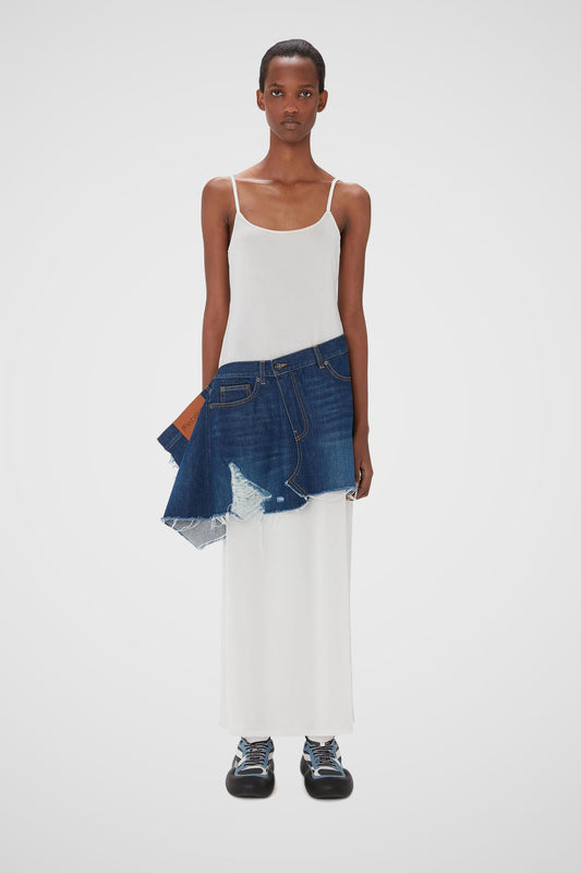 Deconstructed Hybrid Long Dress